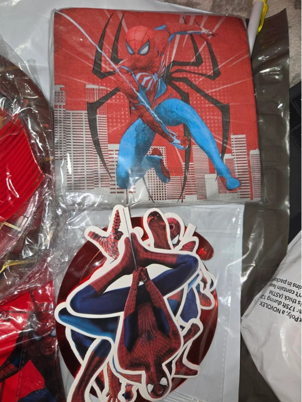 Spider man party set